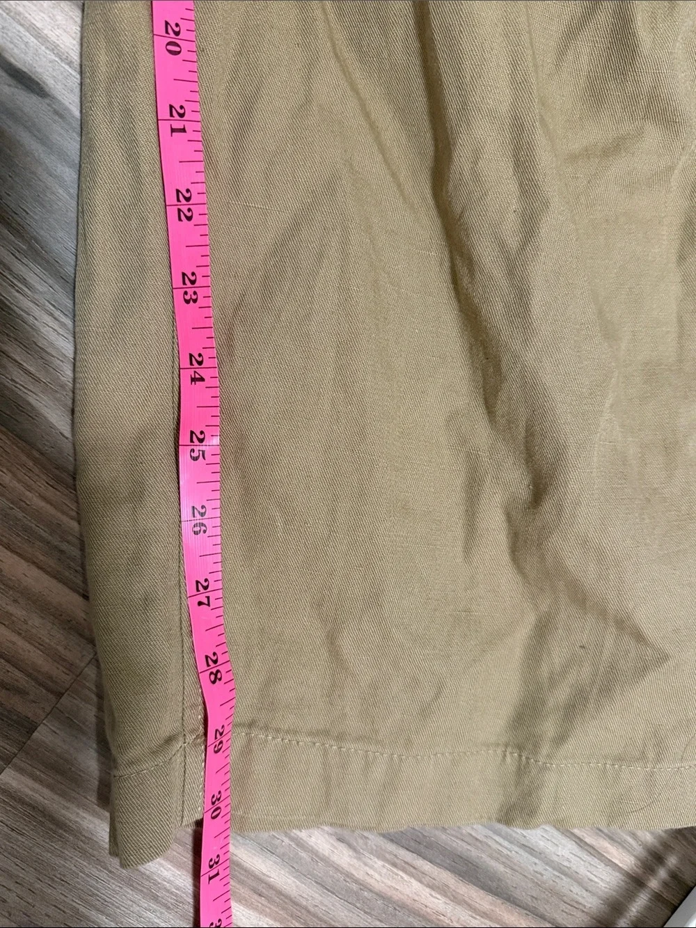 Banana Republic Heritage Linen Explorer Cargo Pant Khaki Women’s Sz. 16 NWT